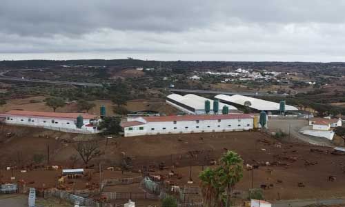 foto de instalaciones cebacor en Gomes Aires - Almodóvar -Alentejo 